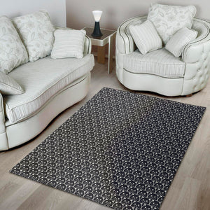 Cute Black Cat Pattern Print Area Rug