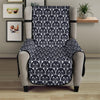 Cute Black Cat Pattern Print Armchair Protector