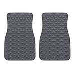 Cute Black Cat Pattern Print Front Car Floor Mats