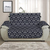 Cute Black Cat Pattern Print Half Sofa Protector