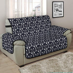 Cute Black Cat Pattern Print Half Sofa Protector