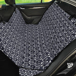 Cute Black Cat Pattern Print Pet Car Back Seat Cover