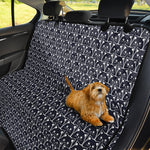 Cute Black Cat Pattern Print Pet Car Back Seat Cover