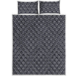 Cute Black Cat Pattern Print Quilt Bed Set