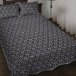 Cute Black Cat Pattern Print Quilt Bed Set