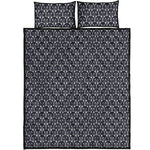 Cute Black Cat Pattern Print Quilt Bed Set