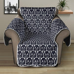 Cute Black Cat Pattern Print Recliner Protector