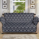 Cute Black Cat Pattern Print Sofa Protector