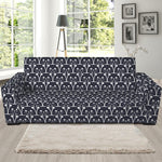 Cute Black Cat Pattern Print Sofa Slipcover