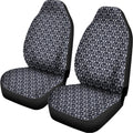 Cute Black Cat Pattern Print Universal Fit Car Seat Covers