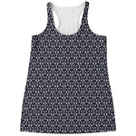 Cute Black Cat Pattern Print Women's Racerback Tank Top