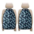 Cute Blue T-Rex Dinosaur Pattern Print Car Seat Organizers