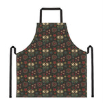 Cute Boho Owl Pattern Print Apron