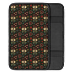 Cute Boho Owl Pattern Print Car Center Console Cover