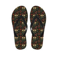 Cute Boho Owl Pattern Print Flip Flops