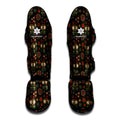 Cute Boho Owl Pattern Print Muay Thai Shin Guards