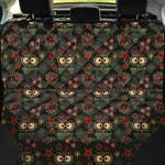 Cute Boho Owl Pattern Print Pet Car Back Seat Cover