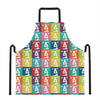 Cute Boston Terrier Faces Print Apron