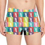 Cute Boston Terrier Faces Print Men's Boxer Briefs