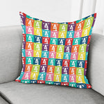 Cute Boston Terrier Faces Print Pillow Cover