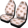 Cute Brown Bear Pattern Print Universal Fit Car Seat Covers