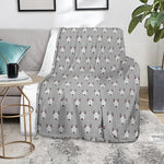 Cute Bull Terrier Faces Pattern Print Blanket