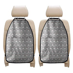 Cute Bull Terrier Faces Pattern Print Car Seat Organizers