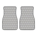 Cute Bull Terrier Faces Pattern Print Front Car Floor Mats