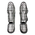 Cute Bull Terrier Faces Pattern Print Muay Thai Shin Guards