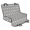 Cute Bull Terrier Faces Pattern Print Pet Car Back Seat Cover