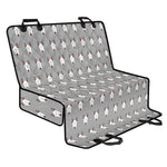 Cute Bull Terrier Faces Pattern Print Pet Car Back Seat Cover
