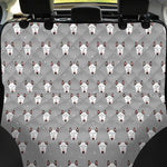 Cute Bull Terrier Faces Pattern Print Pet Car Back Seat Cover
