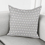 Cute Bull Terrier Faces Pattern Print Pillow Cover