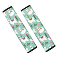 Cute Cactus And Llama Pattern Print Car Seat Belt Covers