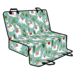 Cute Cactus And Llama Pattern Print Pet Car Back Seat Cover