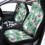 Cute Cactus And Llama Pattern Print Universal Fit Car Seat Covers