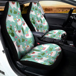 Cute Cactus And Llama Pattern Print Universal Fit Car Seat Covers