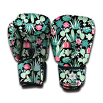 Cute Cactus And Succulent Print Boxing Gloves