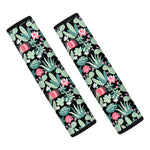 Cute Cactus And Succulent Print Car Seat Belt Covers
