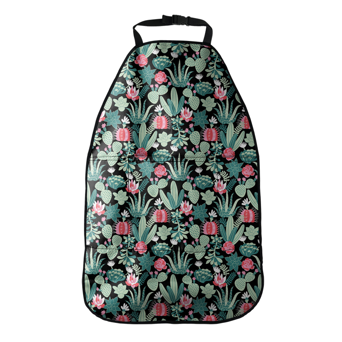 Cute Cactus And Succulent Print Car Seat Organizers