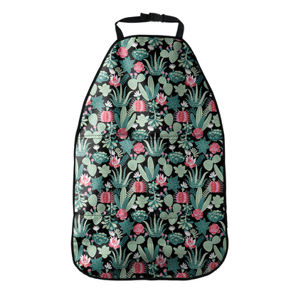 Cute Cactus And Succulent Print Car Seat Organizers