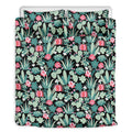 Cute Cactus And Succulent Print Duvet Cover Bedding Set