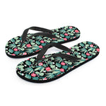 Cute Cactus And Succulent Print Flip Flops