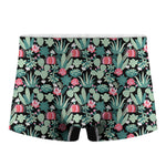 Cute Cactus And Succulent Print Men's Boxer Briefs