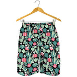 Cute Cactus And Succulent Print Men's Shorts