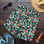 Cute Cactus And Succulent Print Men's Shorts