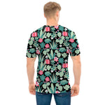 Cute Cactus And Succulent Print Men's T-Shirt