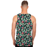 Cute Cactus And Succulent Print Men's Tank Top