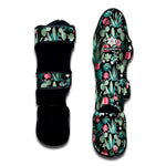 Cute Cactus And Succulent Print Muay Thai Shin Guard