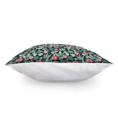 Cute Cactus And Succulent Print Pillow Cover